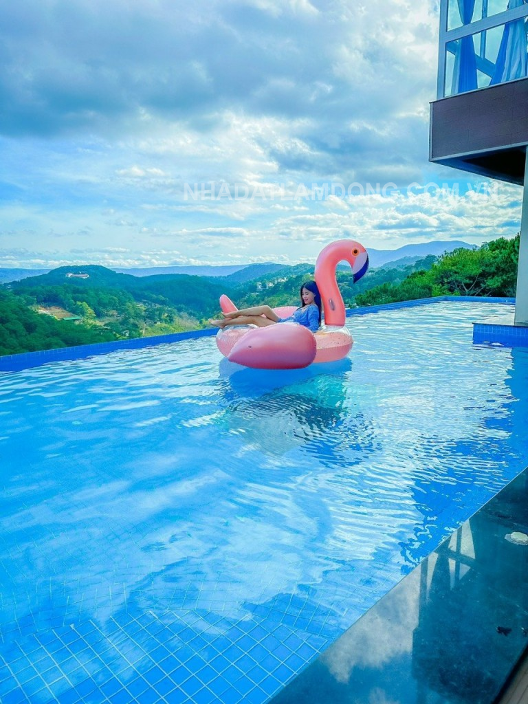 Bán Villa sân vườn Khởi Nghĩa Bắc Sơn có hồ bơi, ngắm toàn cảnh đôi thông siêu đẹp phường 10, Đà Lạt