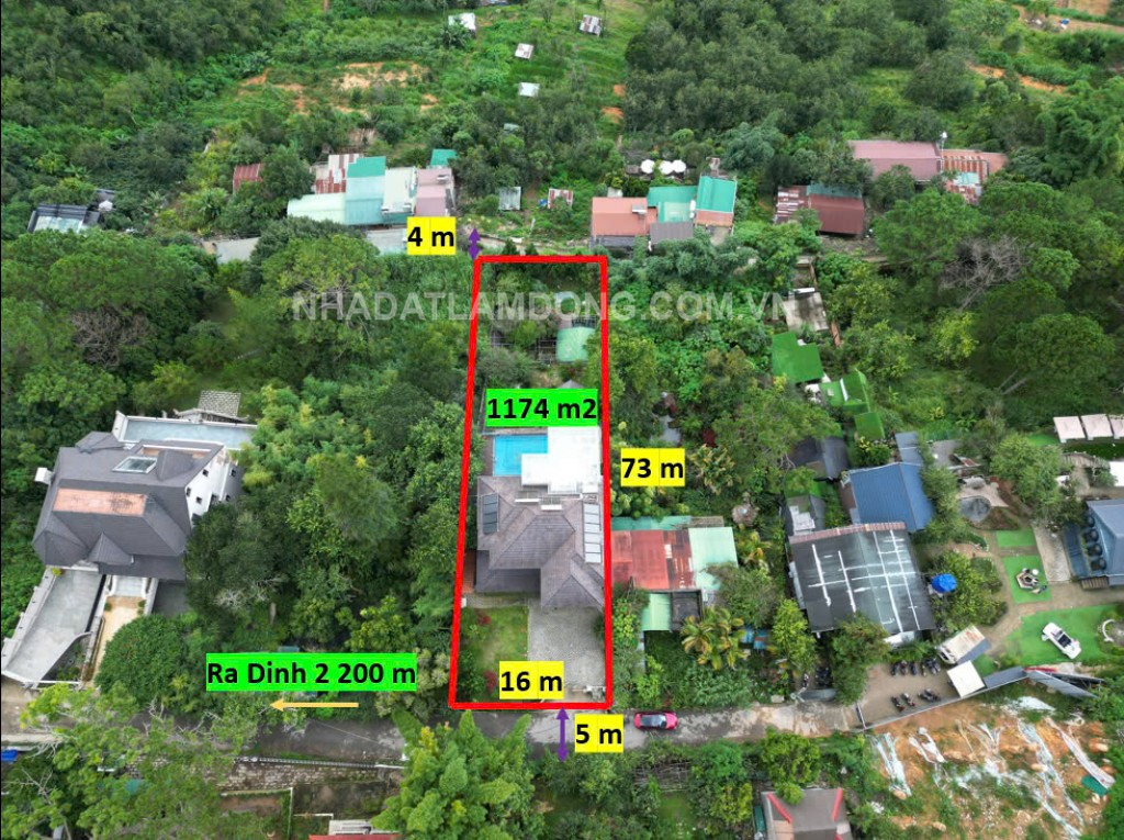 Bán Villa sân vườn Khởi Nghĩa Bắc Sơn có hồ bơi, ngắm toàn cảnh đôi thông siêu đẹp phường 10, Đà Lạt